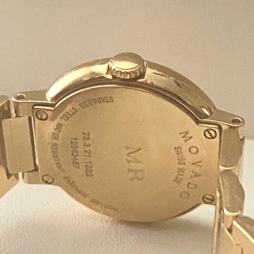 Ladies Gold Movado Concerto Watch - Picture 3 of 4